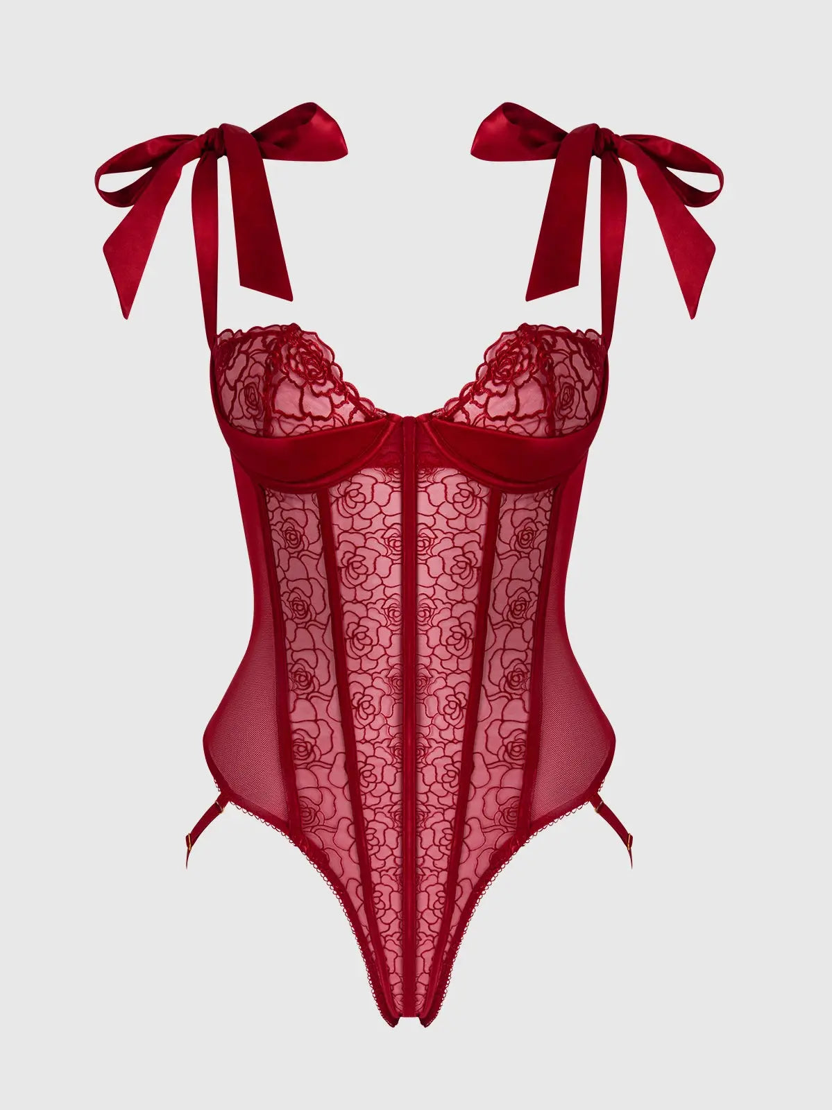 ROSALIE TEDDY in romantic red