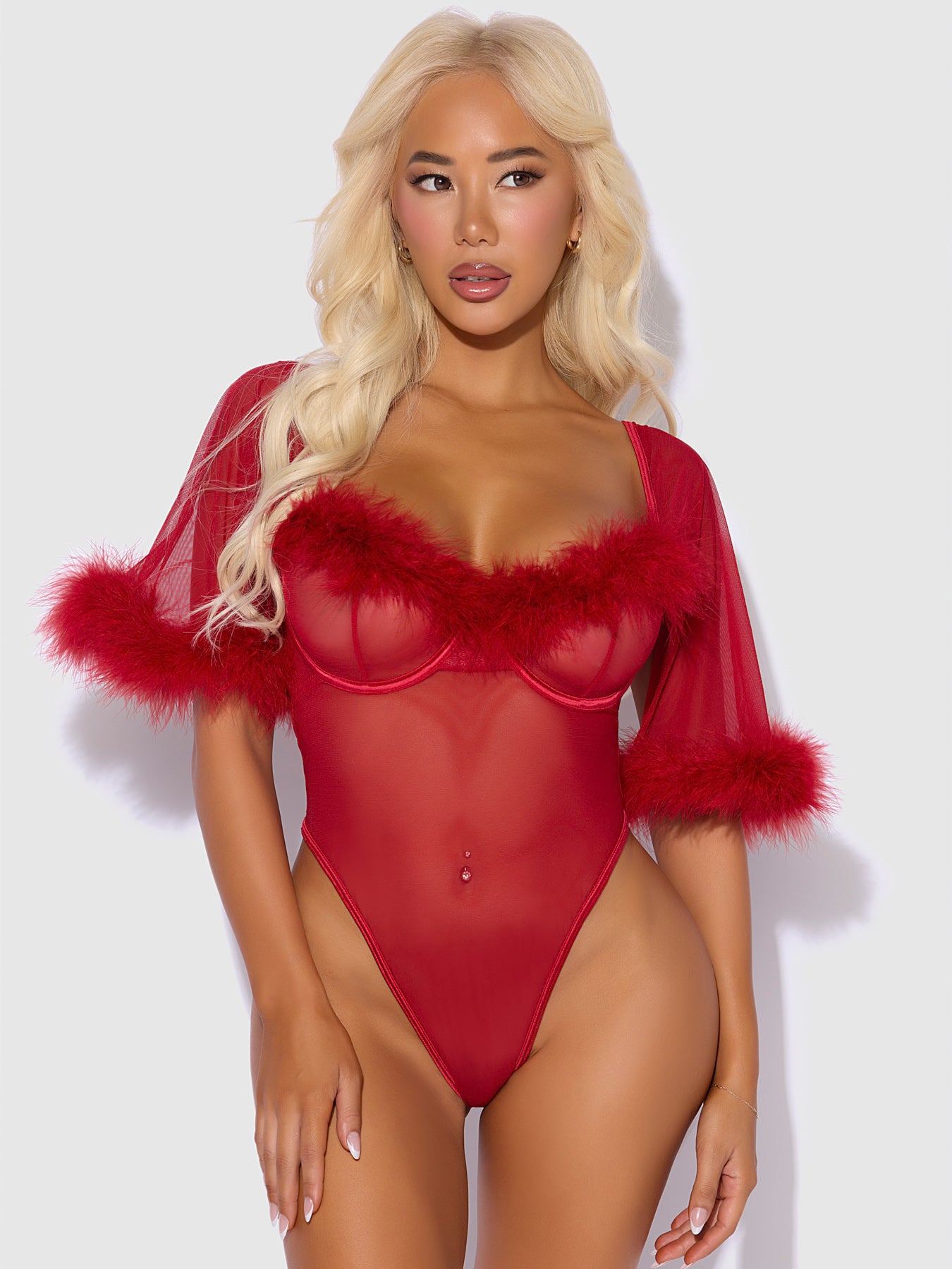 MARILYN BELL-SLEEVED BODYSUIT Lingerie HOD